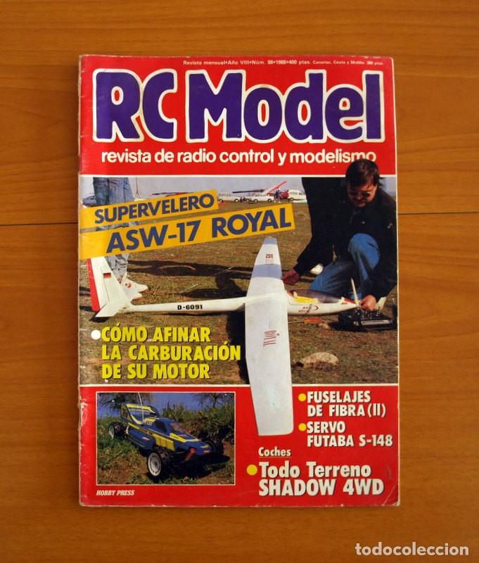 Hobbys: RC Model Radio Control y Modelismo-Revista -N&ordm; 88 del A&ntilde;o 1988 -HOP Edita Hobby Press S.A.