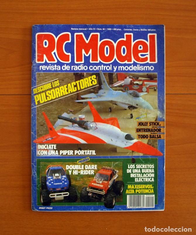 Hobbys: RC Model Radio Control y Modelismo-Revista -N&ordm; 99 del A&ntilde;o 1989 -HOP Edita Hobby Press S.A.