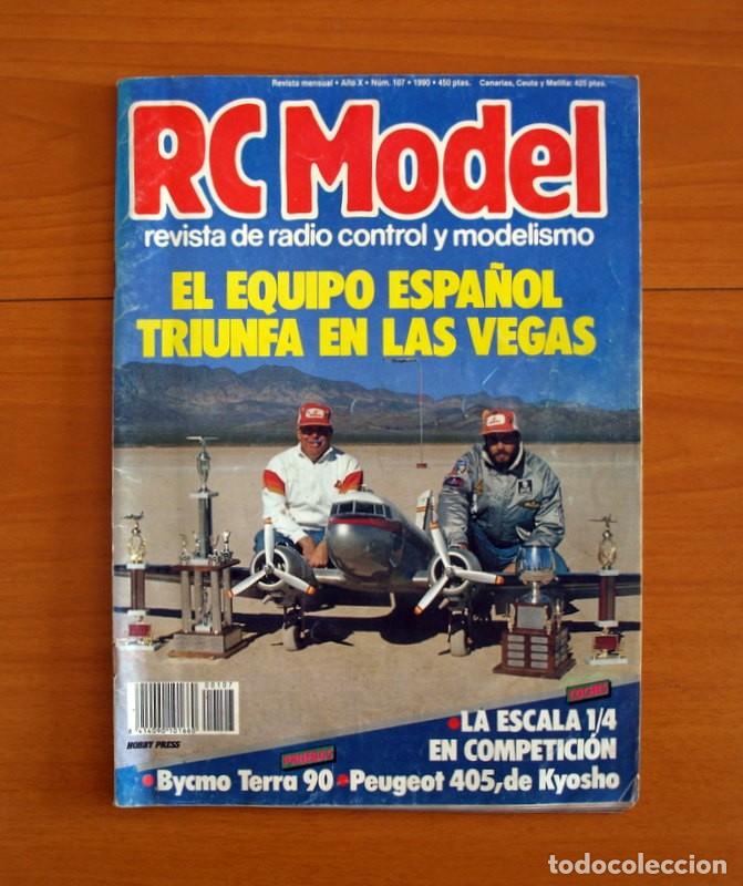 Hobbys: RC Model Radio Control y Modelismo-Revista -N&ordm; 107 del A&ntilde;o 1990 -HOP Edita Hobby Press S.A.