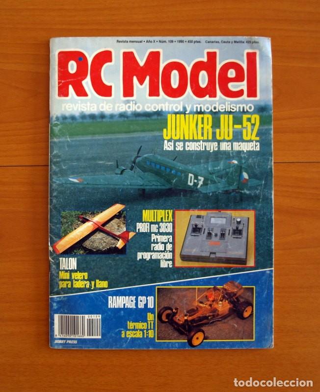 Hobbys: RC Model Radio Control y Modelismo-Revista -N&ordm; 109 del A&ntilde;o 1990 -HOP Edita Hobby Press S.A.