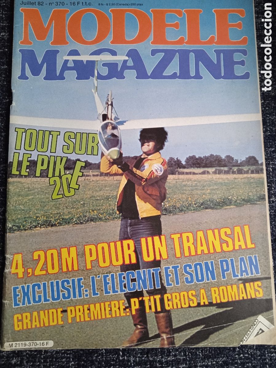 Hobbys: MODELE MAGAZINE N&ordm; 370 JUILLET 1982 -REVISTA MODELISMO EN FRANCES