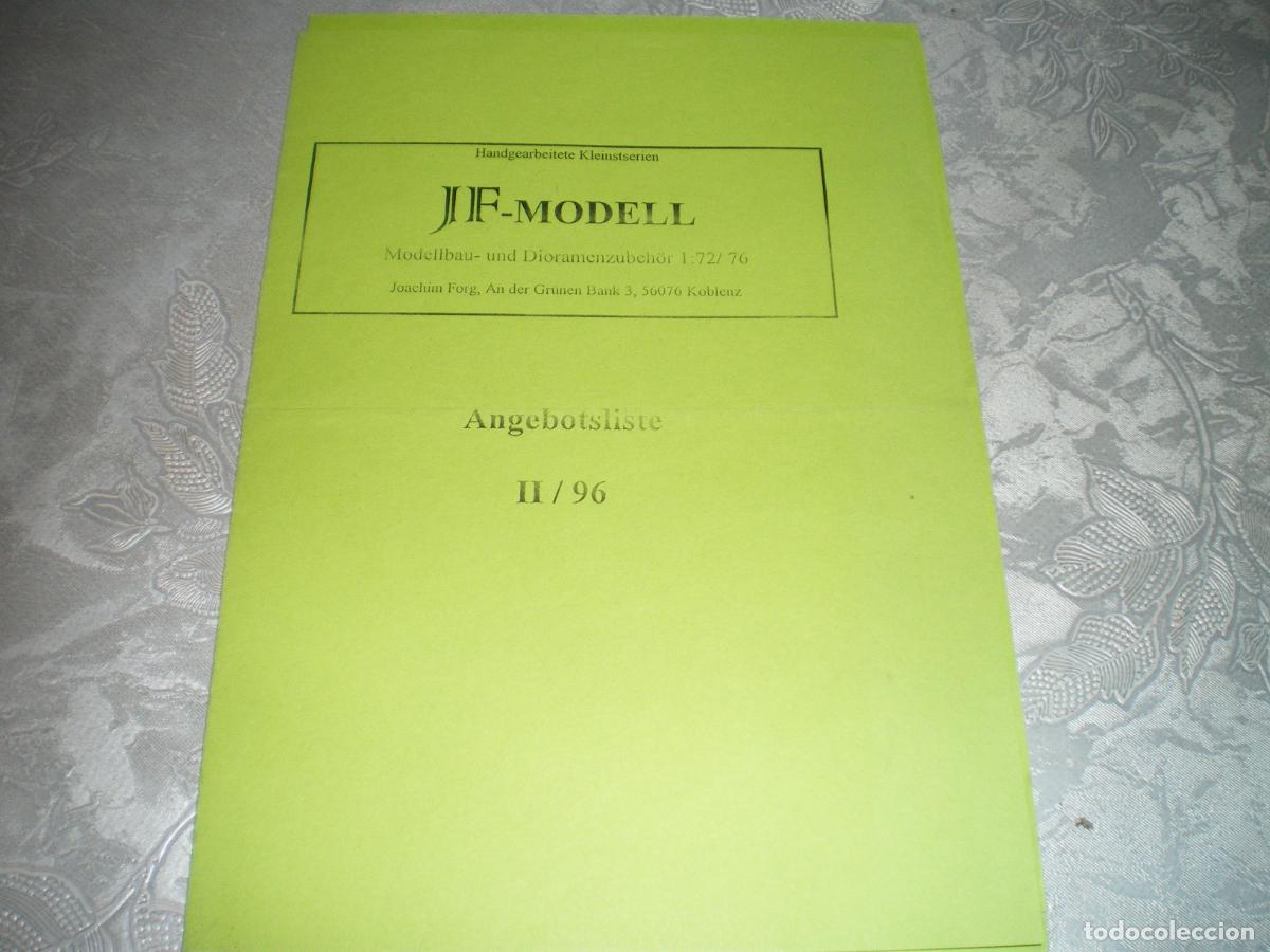 Hobbys: CATALOGO JF MODELL, ACCESORIOS PARA DIORAMAS 1/72 Y 1/76