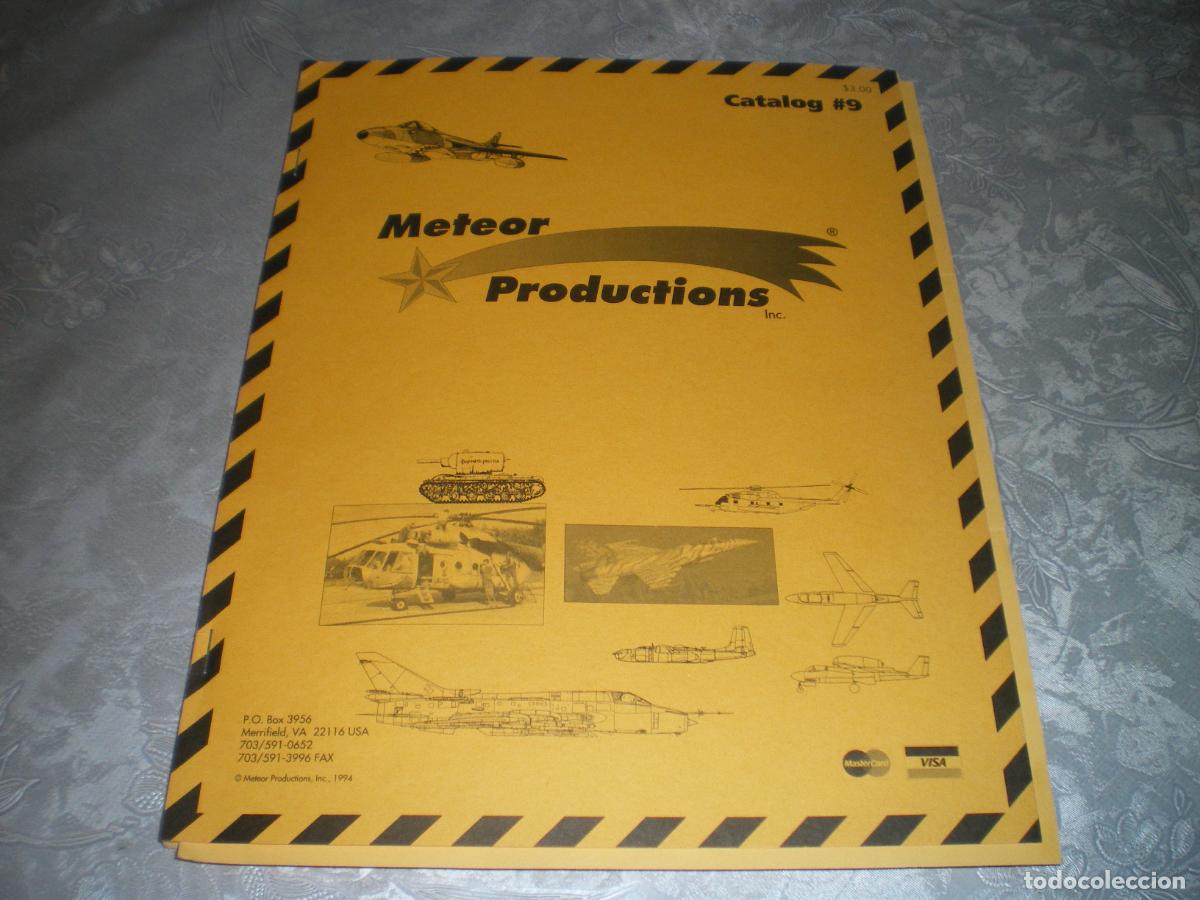 Hobbys: CAT&Aacute;LOGO METEOR PRODUCTIONS, AVIACI&Oacute;N Y MILITAR