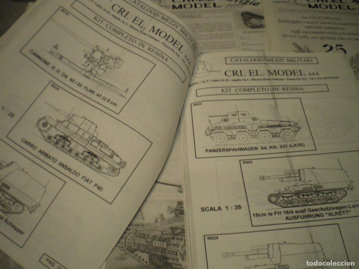 Hobbys: LOTE CAT&Aacute;LOGOS CRI.EL MODELS, MILITAR - Foto 2