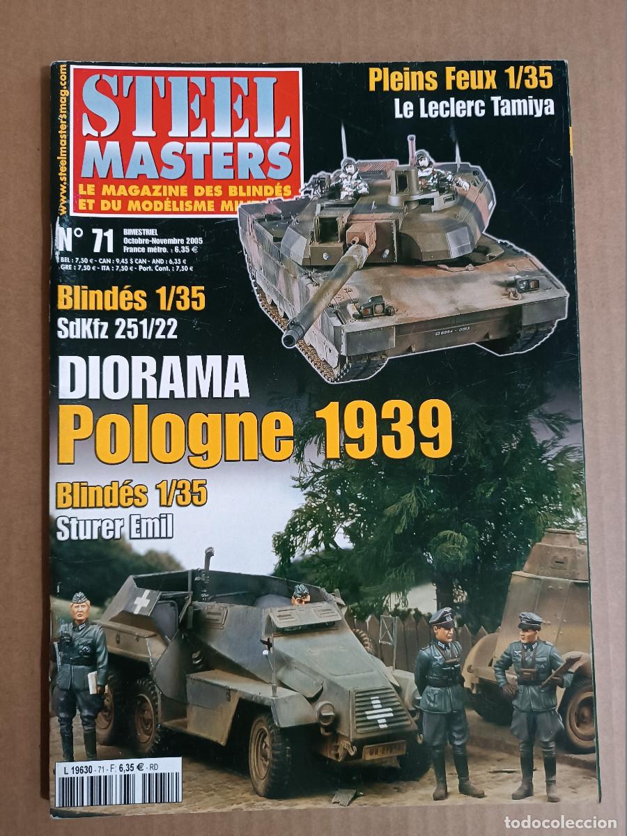 Hobbys: REVISTA STEEL MASTERS N&ordm; 71 A&Ntilde;O 2005. LE LECLERC TAMIYA. SDKFZ 251/22. STURER EMIL. DIORAMA POLOGNE
