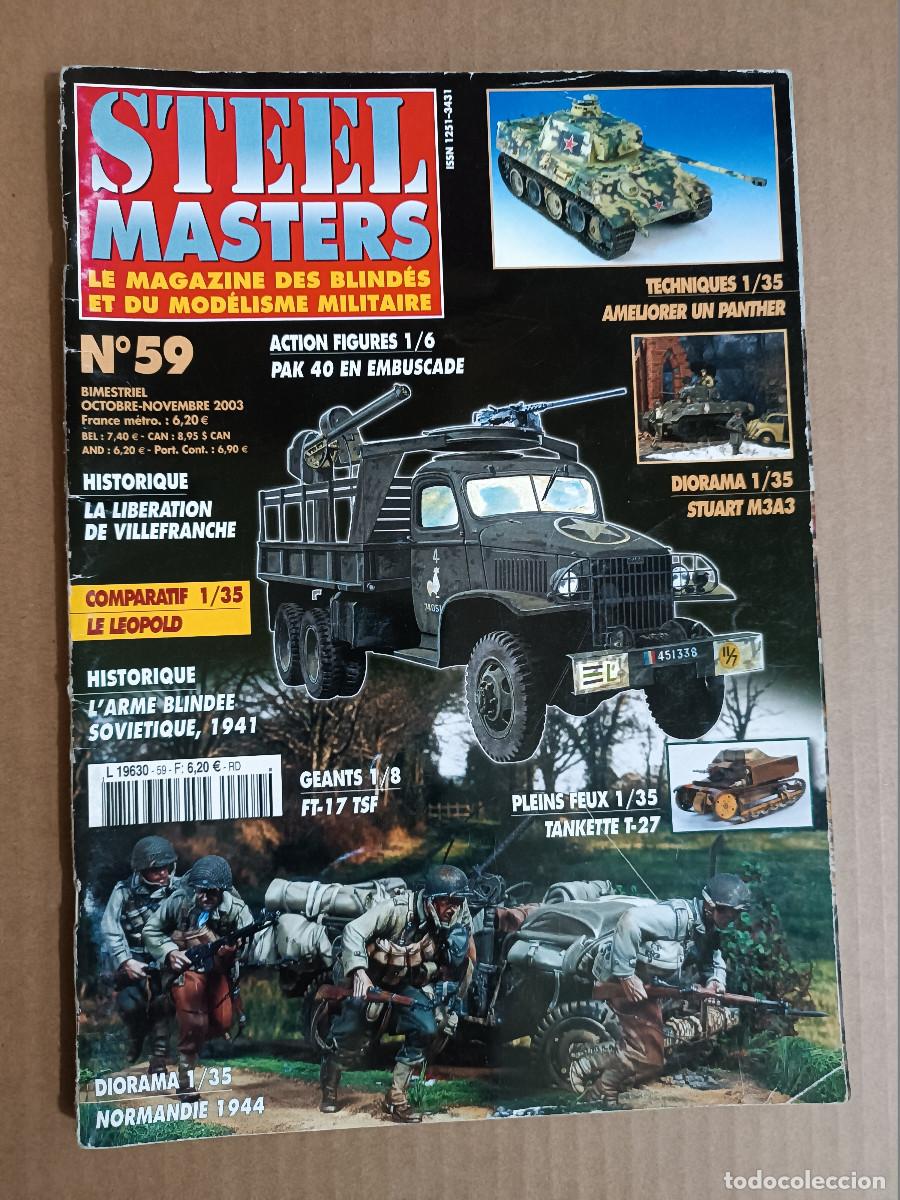 Hobbys: REVISTA STEEL MASTER N&ordm; 59 A&Ntilde;O 2003. AMELIORER UN PANTHER. STUART M3A3. PAK 40 EN EMBUSCADE.