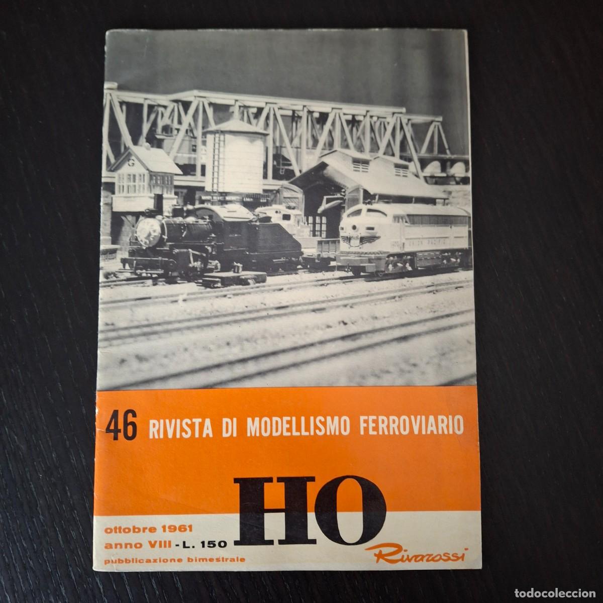 Hobbys: RIVISTA DI MODELLISMO FERROVIARIO N&ordm; 46 RIVAROSSI H0 1961 - REVISTA MODELISMO TREN TRENES CARRIL