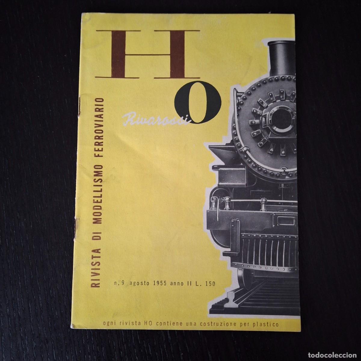 Hobbys: RIVISTA DI MODELLISMO FERROVIARIO N&ordm; 9 RIVAROSSI H0 1955 - REVISTA MODELISMO TREN TRENES CARRIL