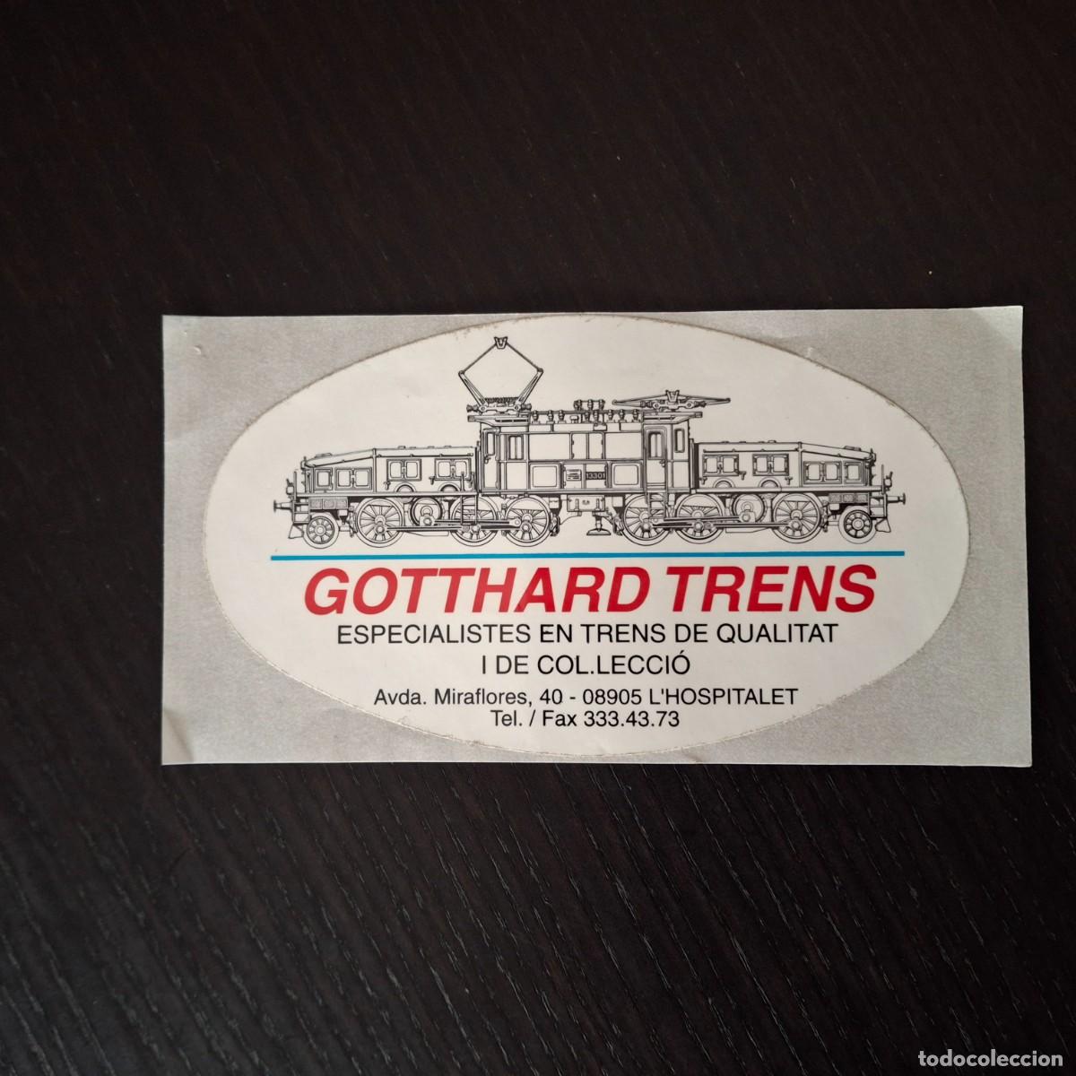 Hobbys: GOTTHARD TRENS ESPECIALISTES EN TRENS DE QUALITAT I DE COL.LECCO - PEGATINA ADHESIVO TREN LOCOMOTORA