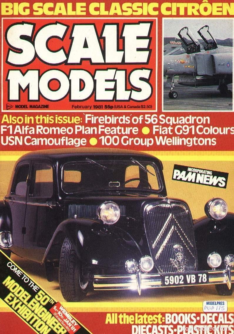 Hobbys: SCALE MODELS A&Ntilde;O 1981 FEBRERO