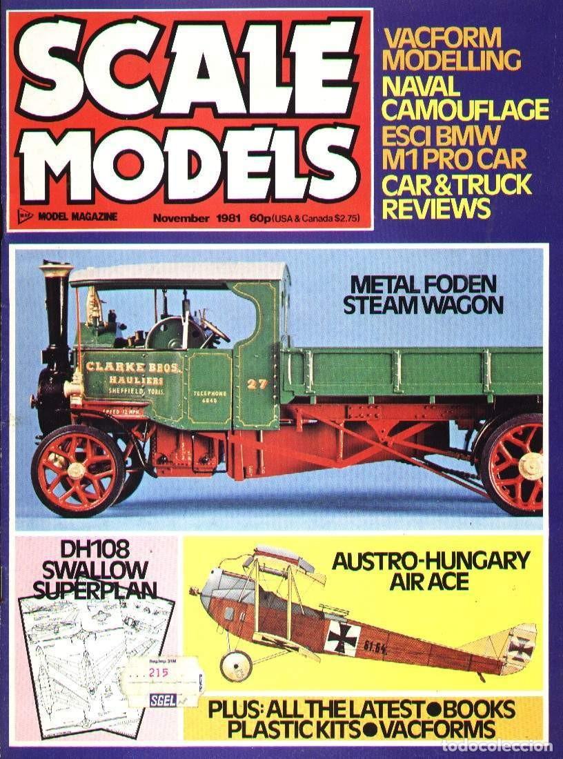 Hobbys: SCALE MODELS A&Ntilde;O 1981 NOVIEMBRE