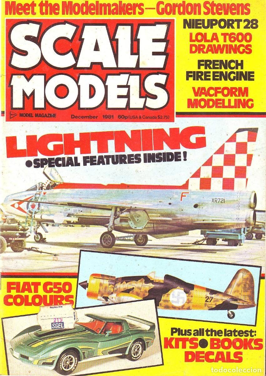 Hobbys: SCALE MODELS A&Ntilde;O 1981 DICIEMBRE