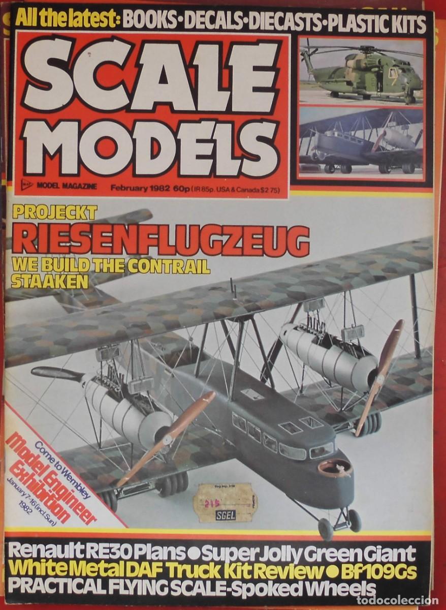 Hobbys: SCALE MODELS A&Ntilde;O 1982 FEBRERO