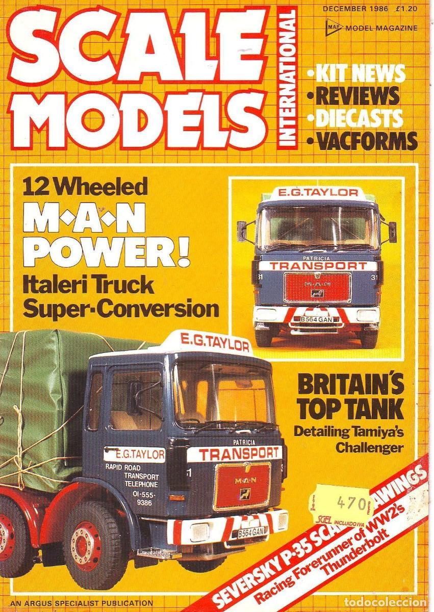 Hobbys: SCALE MODELS A&Ntilde;O 1986 DICIEMBRE