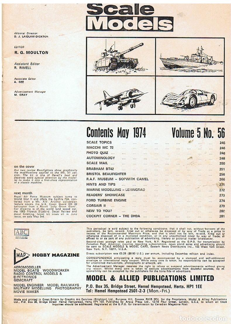 Hobbys: SCALE MODELS A&Ntilde;O 1974 5 MAYO - Foto 2