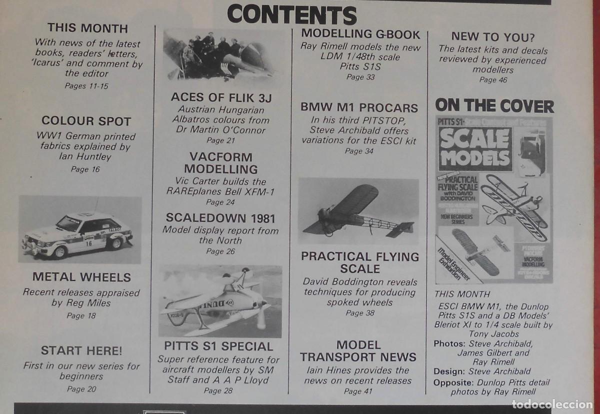 Hobbys: SCALE MODELS A&Ntilde;O 1982 ENERO - Foto 2