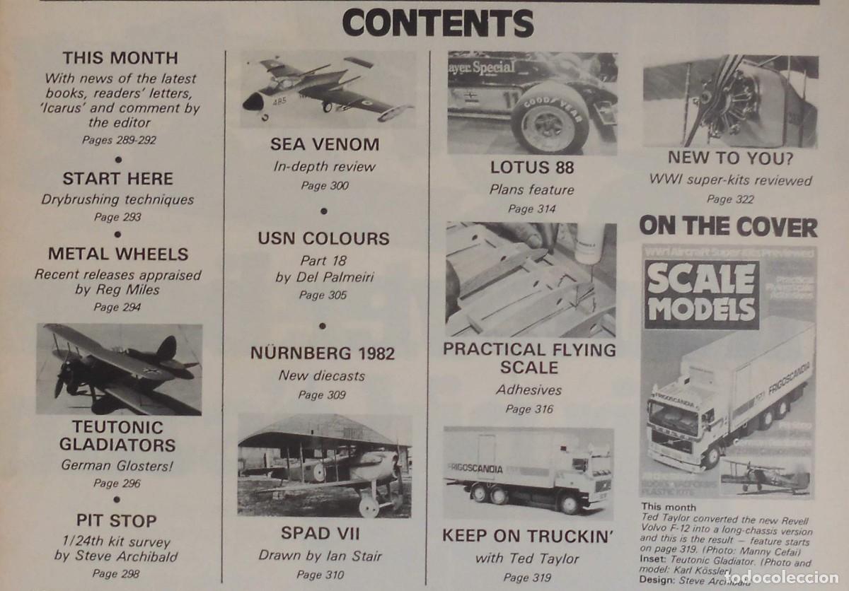 Hobbys: SCALE MODELS A&Ntilde;O 1982 JUNIO - Foto 2