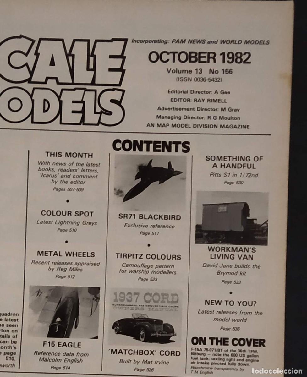 Hobbys: SCALE MODELS A&Ntilde;O 1982 OCTUBRE - Foto 2