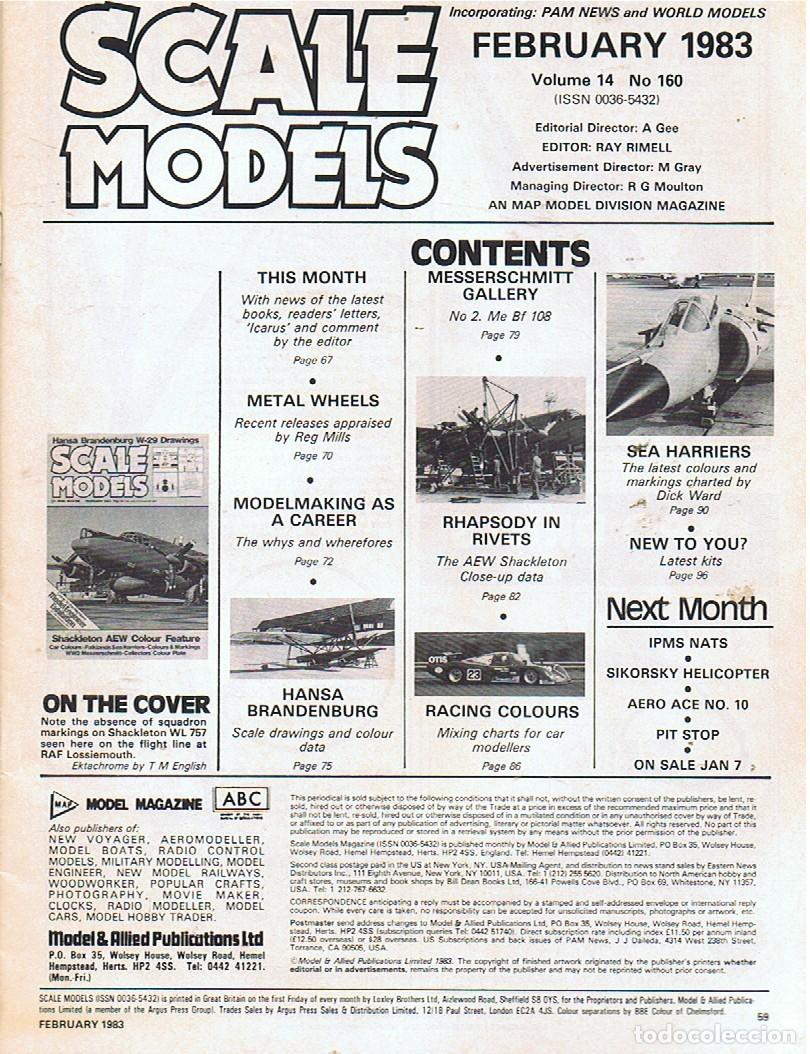 Hobbys: SCALE MODELS A&Ntilde;O 1983 FEBRERO - Foto 2