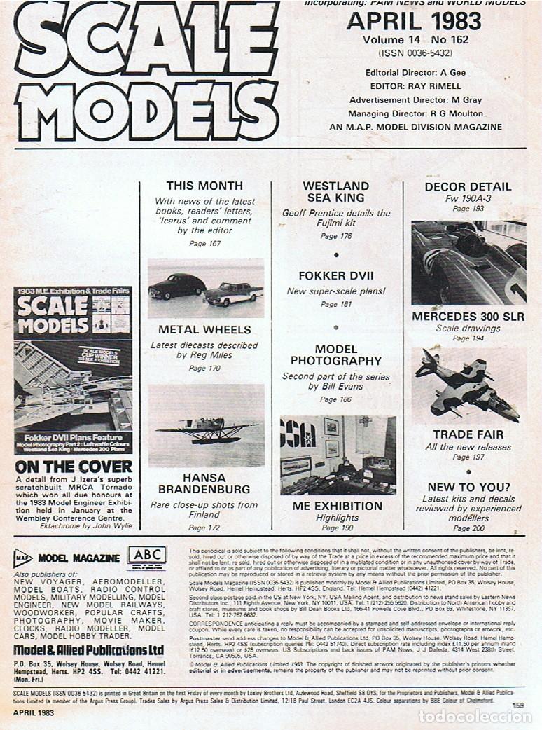 Hobbys: SCALE MODELS A&Ntilde;O 1983 ABRIL - Foto 2