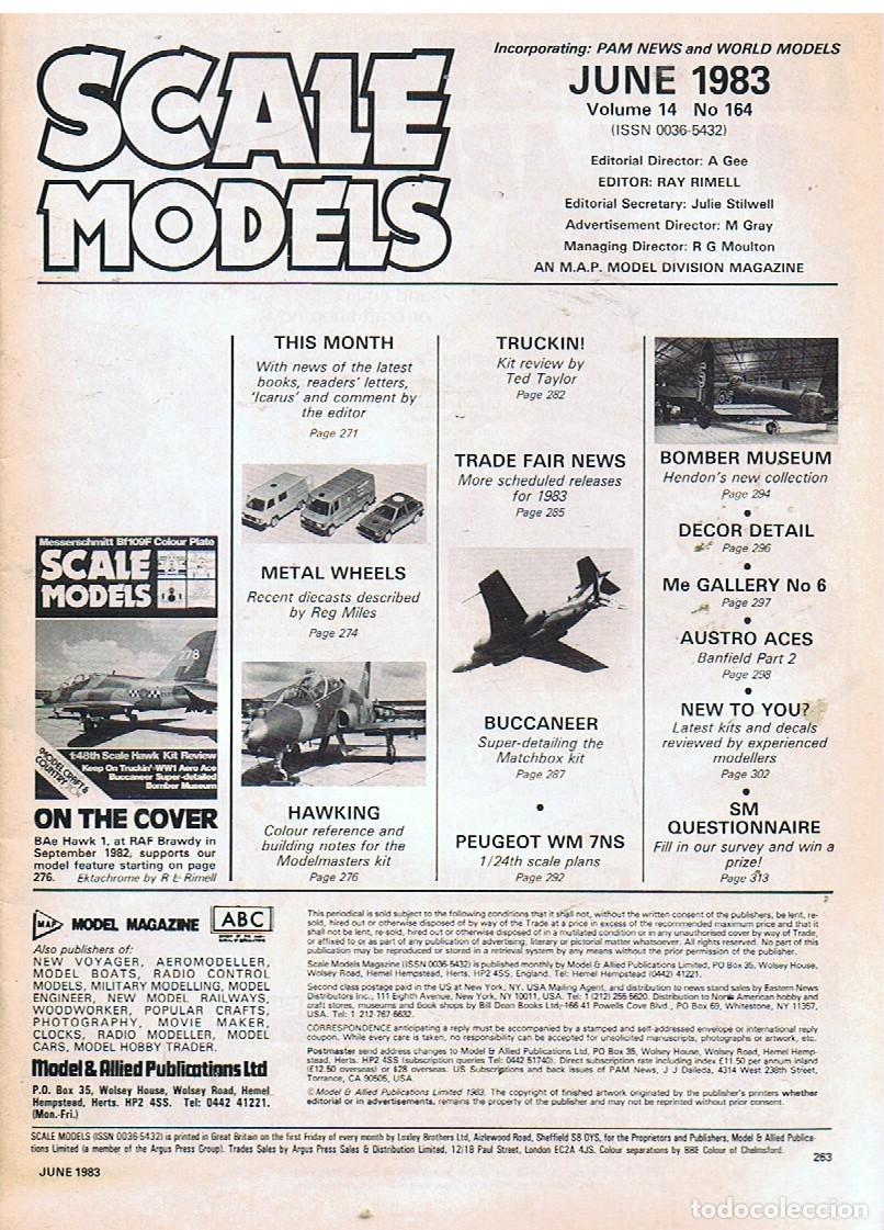 Hobbys: SCALE MODELS A&Ntilde;O 1983 JUNIO - Foto 2