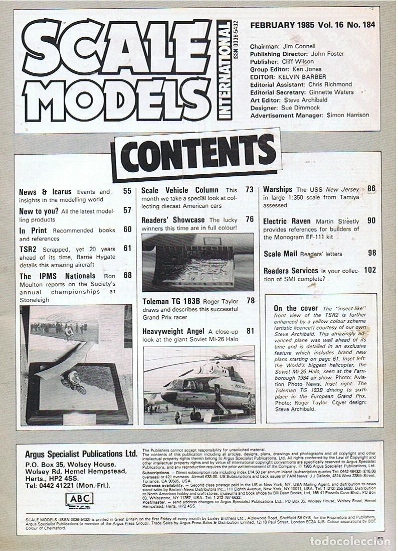 Hobbys: SCALE MODELS A&Ntilde;O 1985 FEBRERO - Foto 2