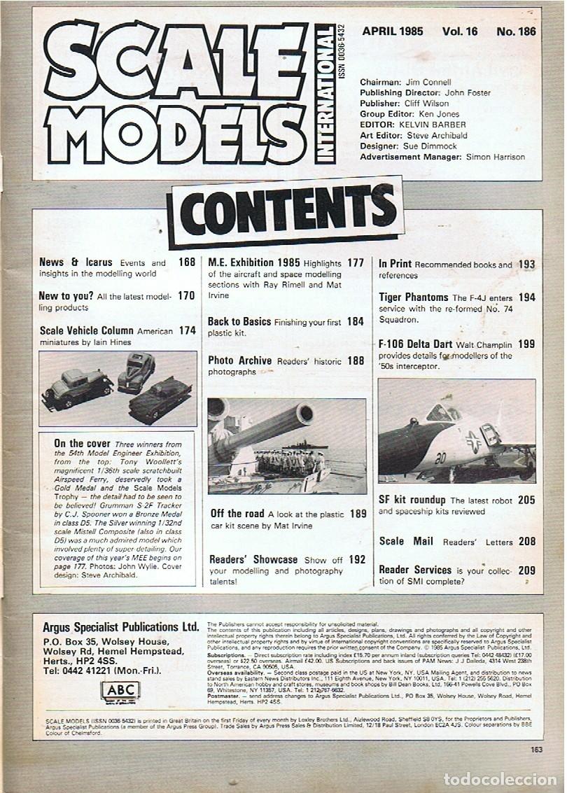 Hobbys: SCALE MODELS A&Ntilde;O 1985 ABRIL - Foto 2