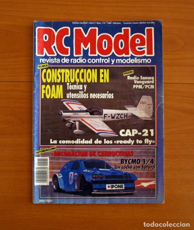 Hobbys: RC Model Radio Control y Modelismo-Revista -N&ordm; 115 del A&ntilde;o 1990 -HOP Edita Hobby Press S.A.