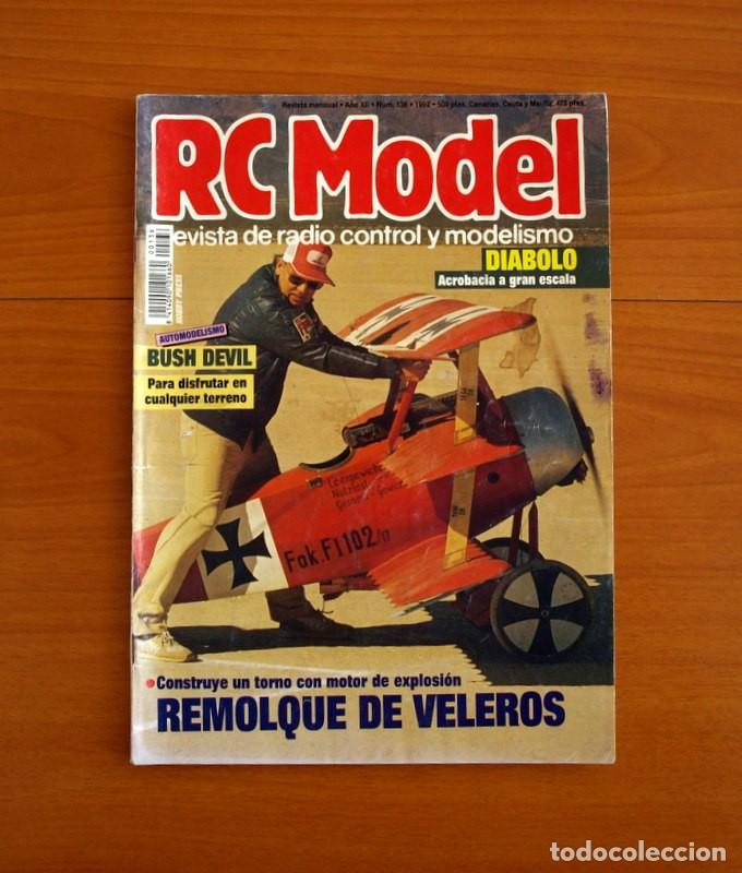 Hobbys: RC Model Radio Control y Modelismo-Revista -N&ordm; 136 del A&ntilde;o 1992 -HOP Edita Hobby Press S.A.