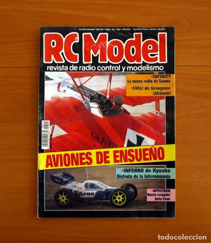 Hobbys: RC Model Radio Control y Modelismo-Revista -N&ordm; 143 del A&ntilde;o 1993 -HOP Edita Hobby Press S.A.