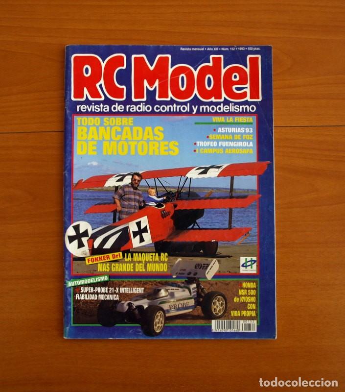Hobbys: RC Model Radio Control y Modelismo-Revista -N&ordm; 152 del A&ntilde;o 1993 -HOP Edita Hobby Press S.A.