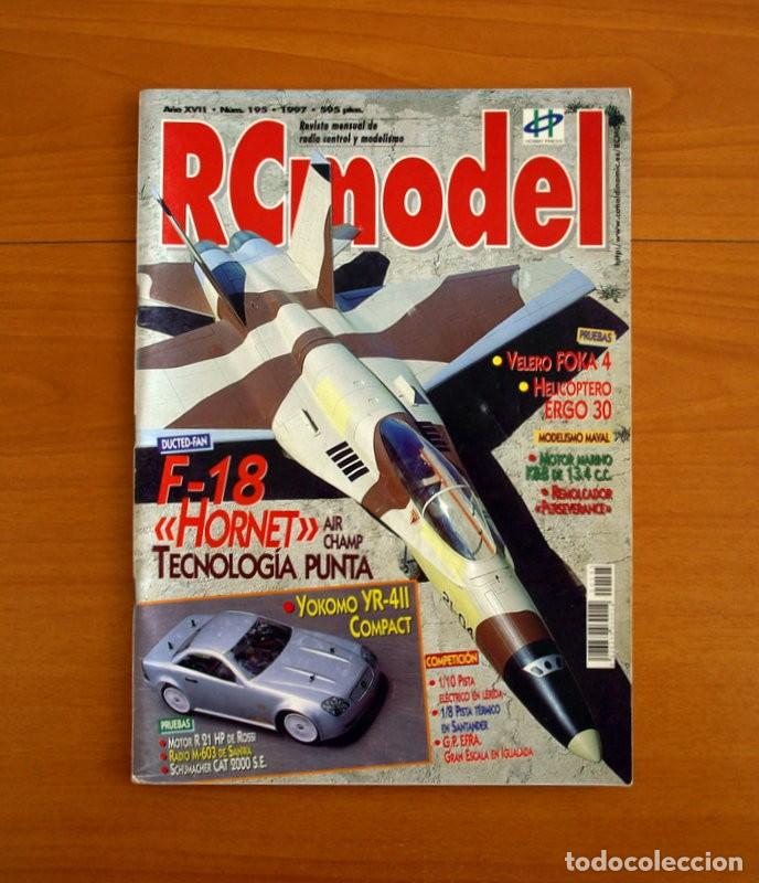 Hobbys: RC Model Radio Control y Modelismo-Revista -N&ordm; 195 del A&ntilde;o 1997 -HOP Edita Hobby Press S.A.