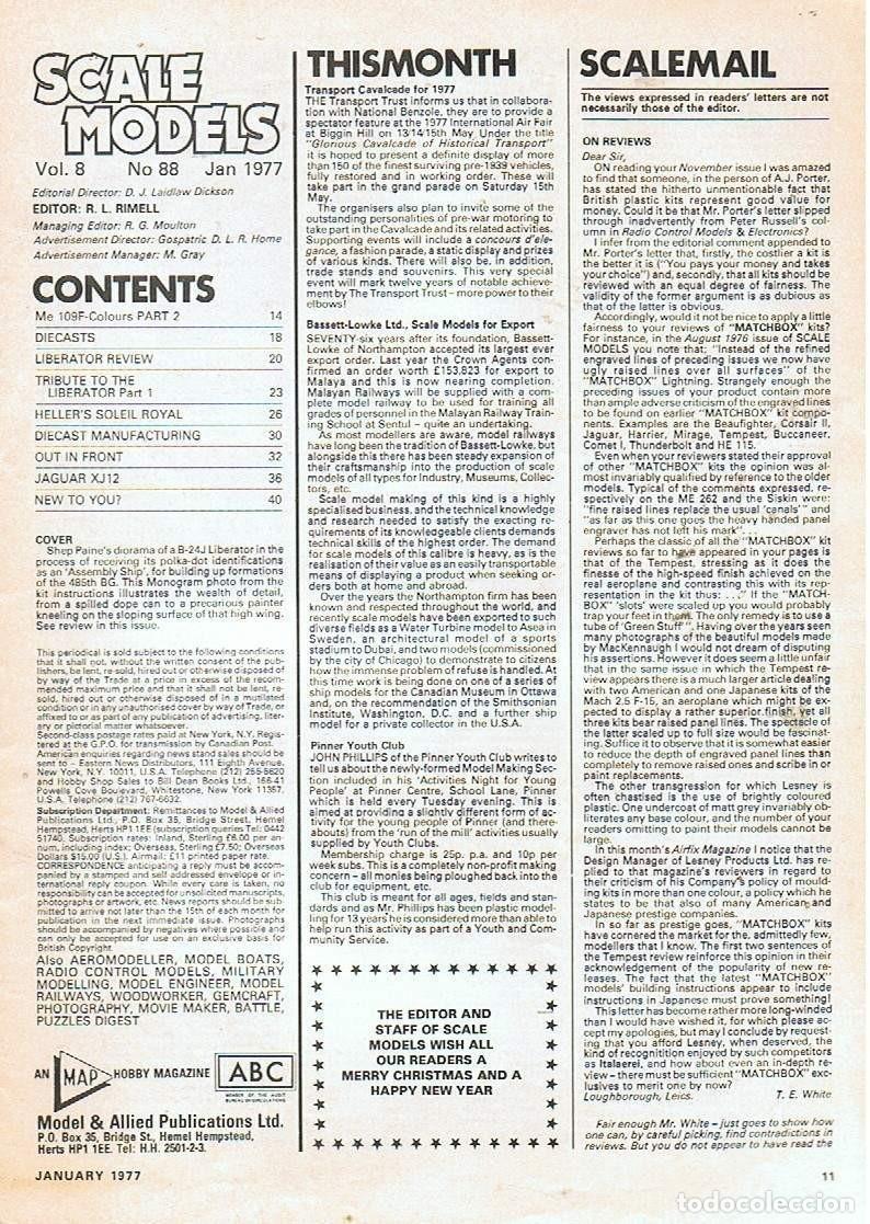 Hobbys: SCALE MODELS A&Ntilde;O 1977 1 ENERO - Foto 2