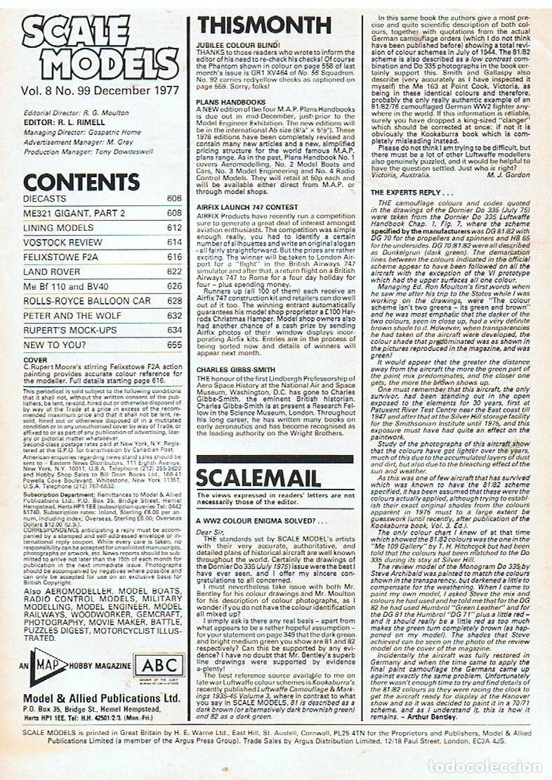Hobbys: SCALE MODELS A&Ntilde;O 1977 DICIEMBRE - Foto 2