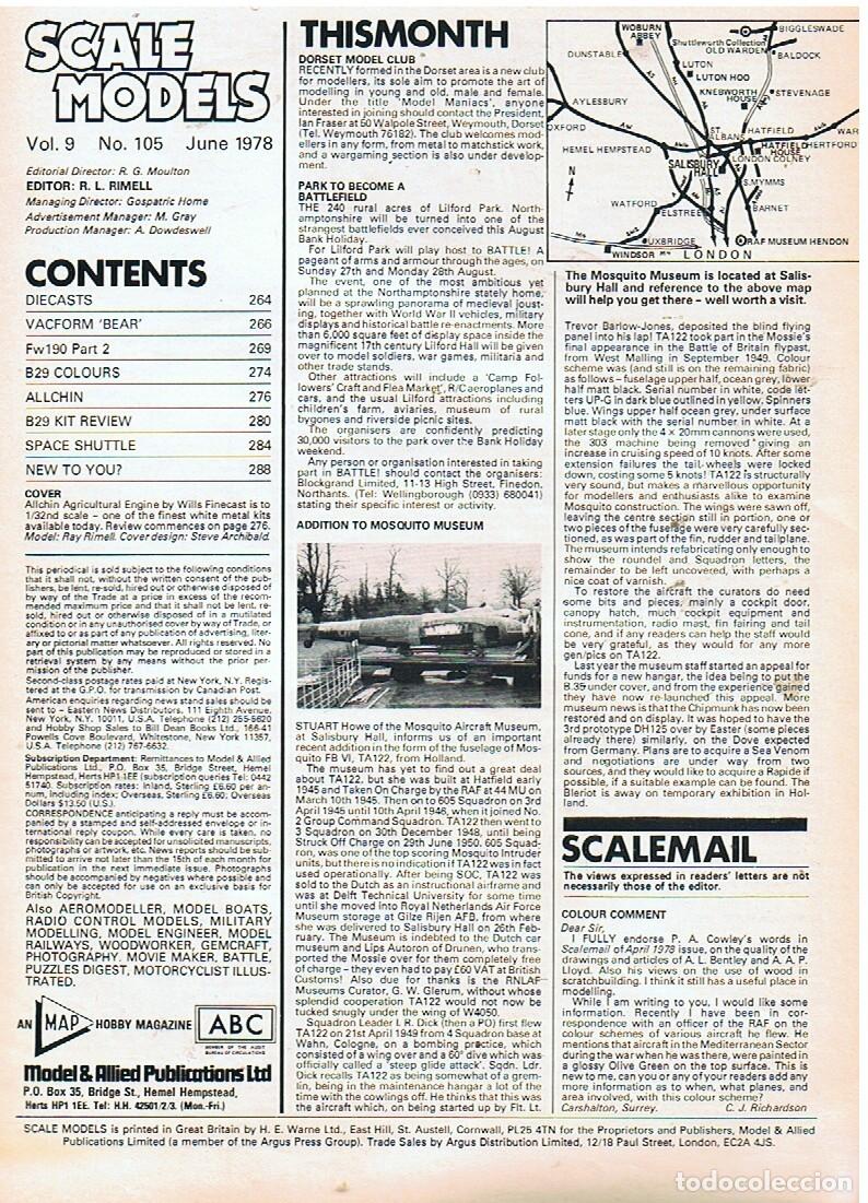 Hobbys: SCALE MODELS A&Ntilde;O 1978 JUNIO - Foto 2
