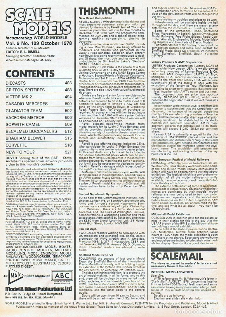 Hobbys: SCALE MODELS A&Ntilde;O 1978 OCTUBRE - Foto 2