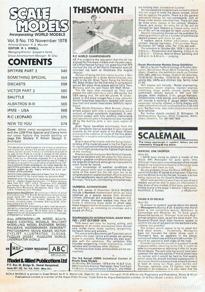 Hobbys: SCALE MODELS A&Ntilde;O 1978 NOVIEMBRE - Foto 2