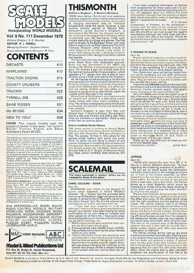 Hobbys: SCALE MODELS A&Ntilde;O 1978 DICIEMBRE - Foto 2