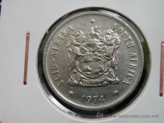 Old Coins of Africa: SUD&Aacute;FRICA SURAFRICA SUID AFRIKA 20 CENTS 1974