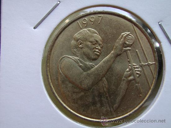 Old Coins of Africa: ESTADOS DEL AFRICA CENTRAL 25 FRANCOS 1997