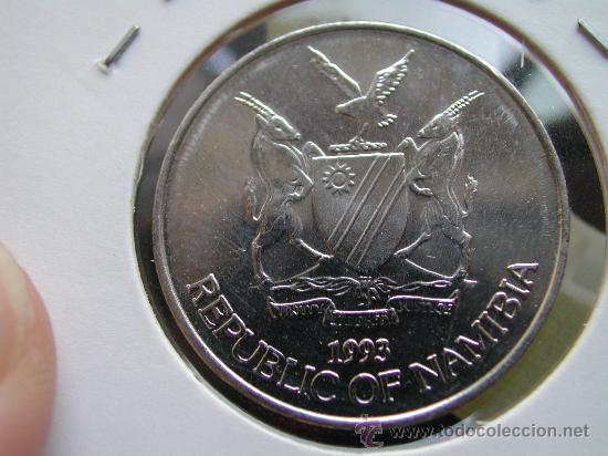 Monedas antiguas de &Aacute;frica: NAMIBIA 50 CENTIMOS 1993 - Foto 2