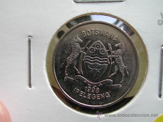 Monedas antiguas de &Aacute;frica: BOTSWANA 50 THEBE 1998 - Foto 2
