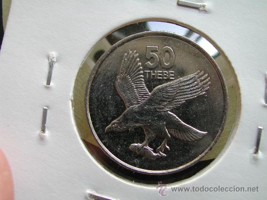 Monedas antiguas de &Aacute;frica: BOTSWANA 50 THEBE 1998 - Foto 1