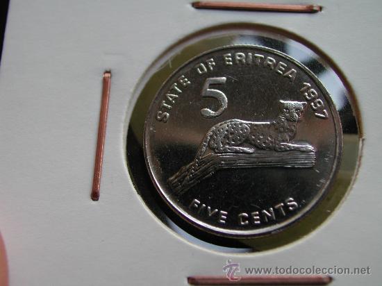 Monedas antiguas de &Aacute;frica: ERITREA 5 CENTIMOS 1997 - Foto 1