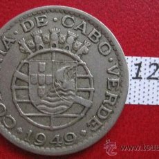 Monete antiche di Africa: CABO VERDE 1 ESCUDO 1949 MBC . Lote 28095125