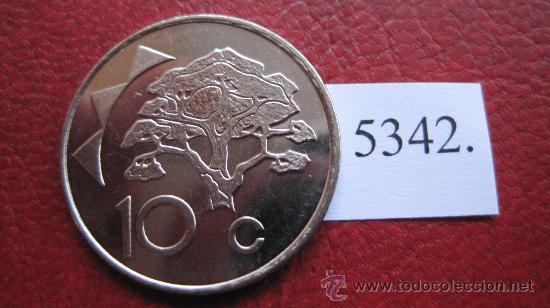 Monedas antiguas de &Aacute;frica: Namibia ,  10 centimos  1998 - Foto 1