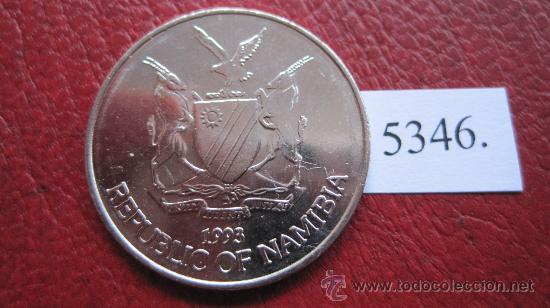 Monedas antiguas de &Aacute;frica: Namibia ,  50 centimos  1993 - Foto 2