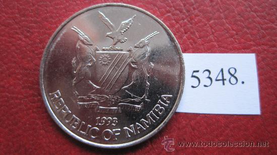Monedas antiguas de &Aacute;frica: Namibia ,  50 centimos  1993 - Foto 2