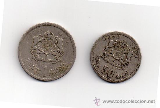 Monedas antiguas de &Aacute;frica: LOTE 2 MONEDAS DE MARRUECOS - Foto 2