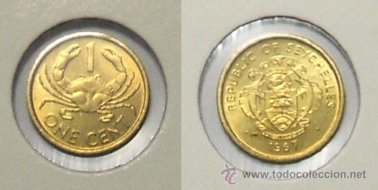 Monedas antiguas de &Aacute;frica: KM# 46.2 - Seicheles - 1 Cent - 1997 - (Uncirculated) - Foto 1